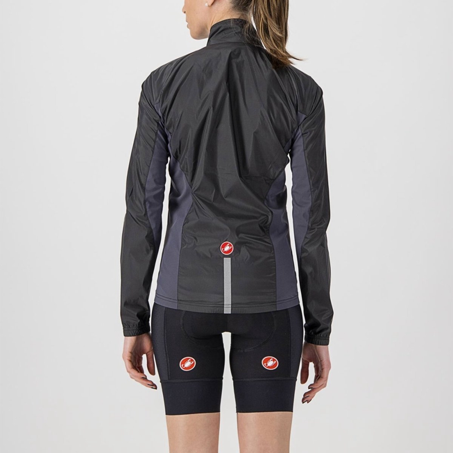 Proteção Castelli SQUADRA STRETCH W Feminino Pretas Cinzentas Escuro | DYEVU8067