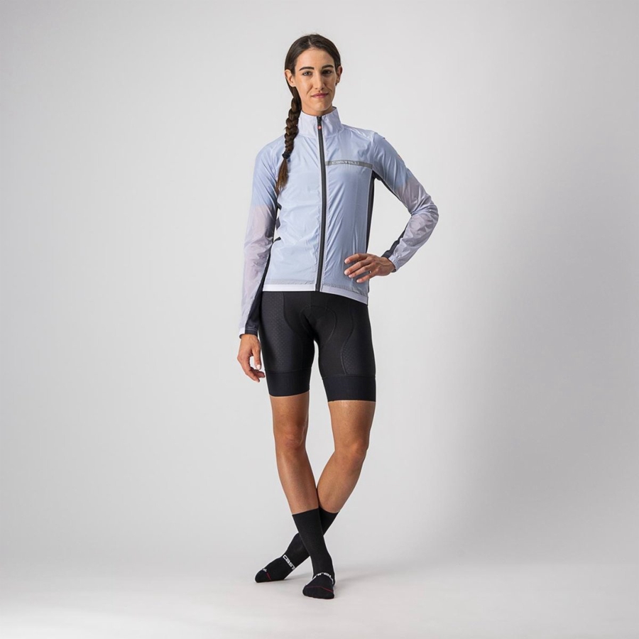 Proteção Castelli SQUADRA STRETCH W Feminino Prateadas Cinzentas Cinzentas Escuro | RVMYA4059