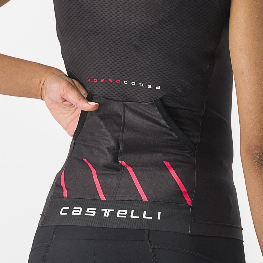 Ternos Castelli FREE 2 W TRI SINGLET Feminino Pretas | UWYRD3148