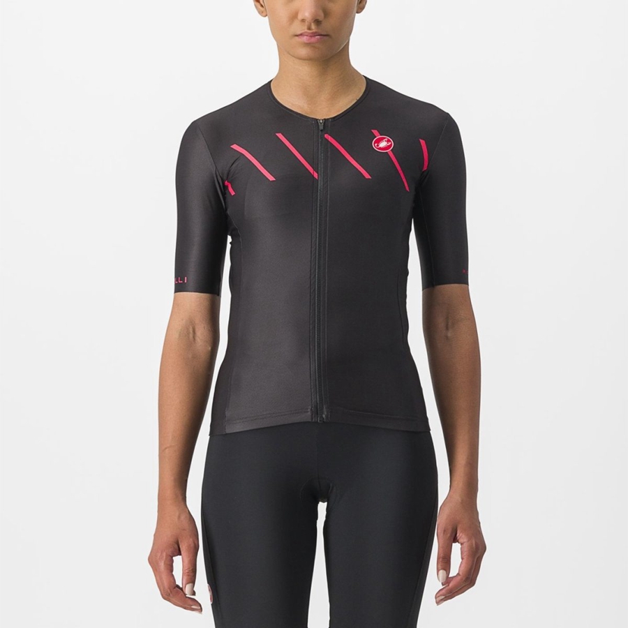 Ternos Castelli FREE SPEED 2 W RACE TOP Feminino Pretas | TDJYW5631