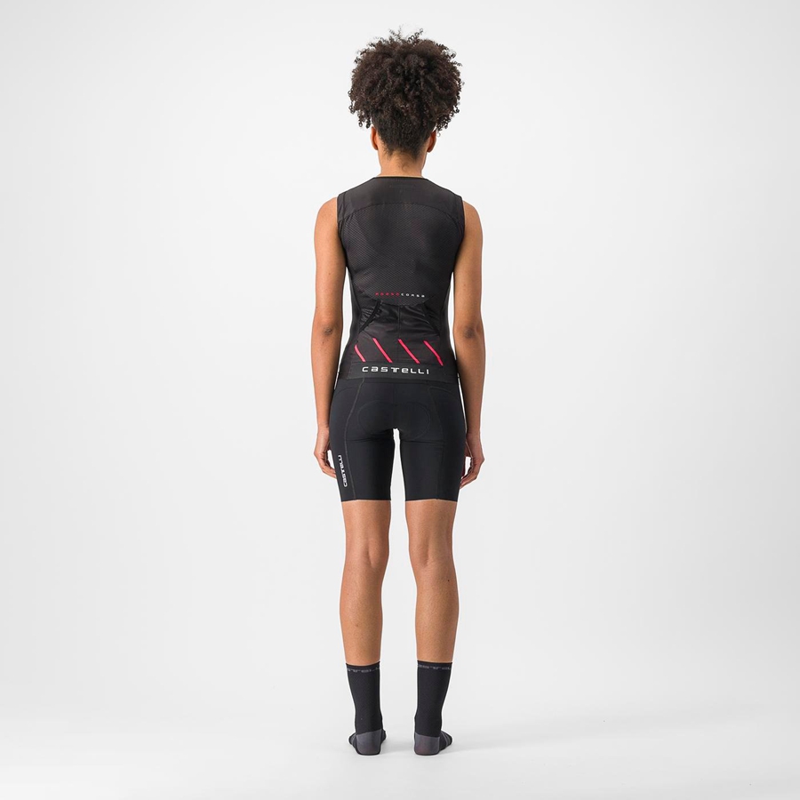 Ternos Castelli RIDE-RUN W Feminino Pretas | TRGAQ5307